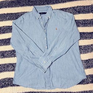 Ralph Lauren Chambray Long Sleeve Button Down